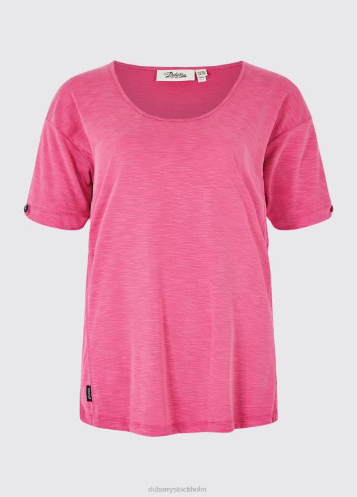 cloyne kortärmad topp 4VXX154 Kläder cerise Dubarry kvinnor
