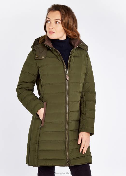ballybrophy quiltad jacka 4VXX185 Kläder oliv Dubarry kvinnor