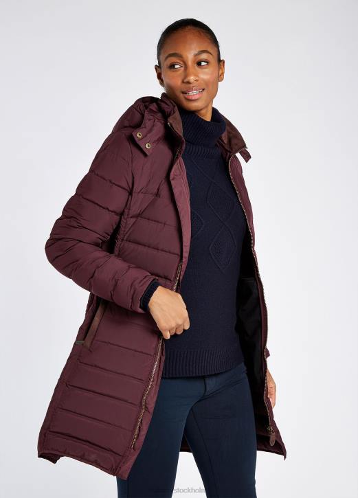 ballybrophy quiltad jacka 4VXX257 Kläder vinbär Dubarry kvinnor