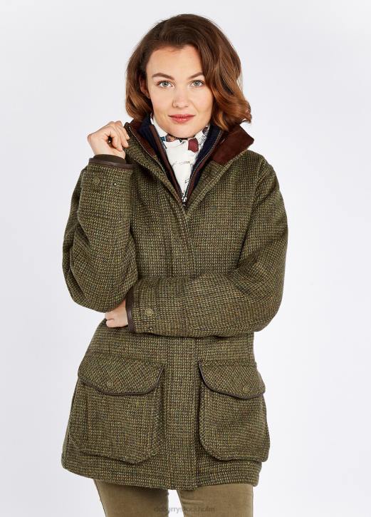 ballynahinch skyttejacka i tweed 4VXX169 Kläder hed Dubarry kvinnor