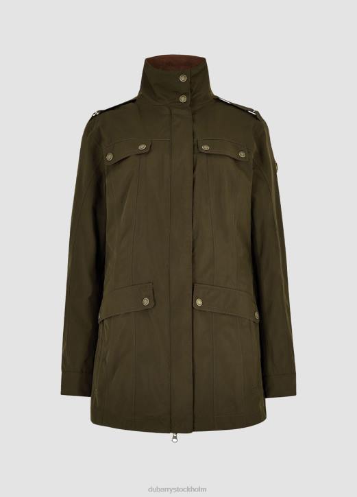 banville bruksjacka 4VXX509 Kläder oliv Dubarry kvinnor