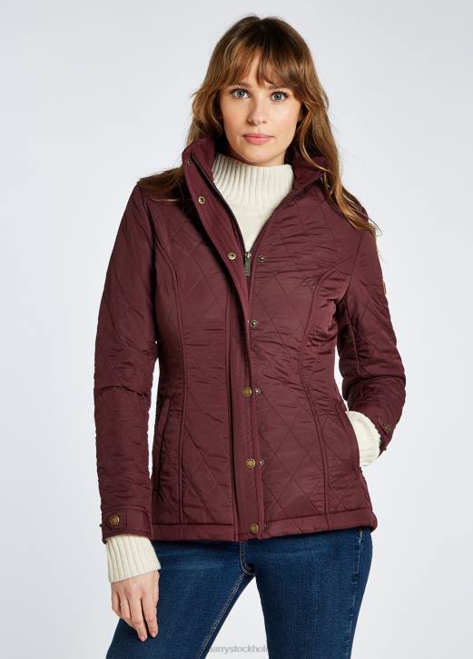 camlodge quiltad jacka 4VXX553 Kläder vinbär Dubarry kvinnor