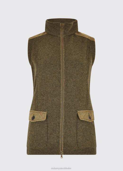 gilet i körsbärsträ 4VXX246 Kläder mörkgrönt Dubarry kvinnor