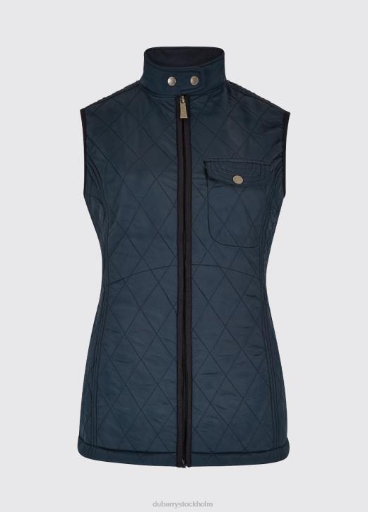 rathdown quiltad gilet 4VXX186 Kläder Marin Dubarry kvinnor