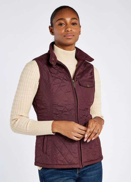 rathdown quiltad gilet 4VXX526 Kläder vinbär Dubarry kvinnor