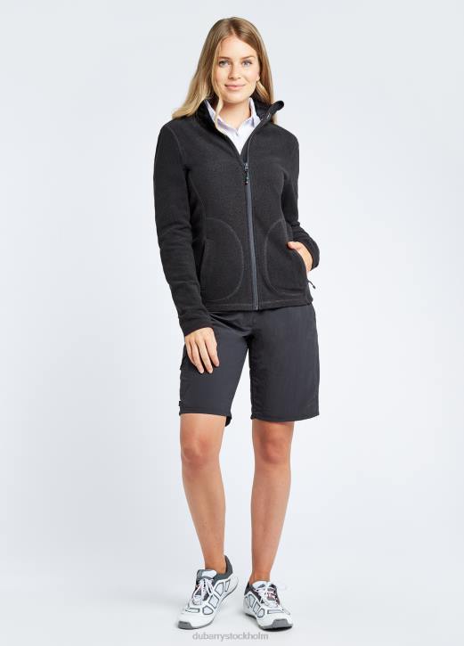 sicilien fleece med full dragkedja 4VXX265 Kläder grafit Dubarry kvinnor