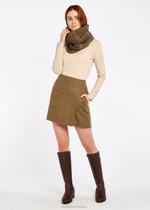 klockblomma tweed kjol 4VXX480 Kläder alm Dubarry kvinnor