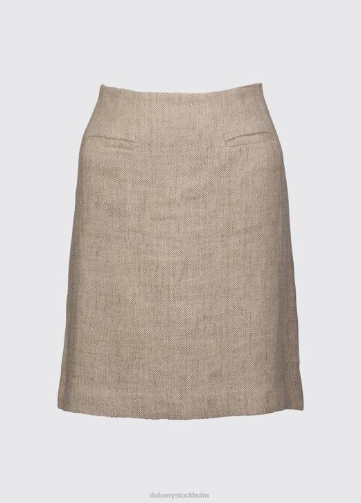 solros linne dam kjol 4VXX784 Kläder gröt Dubarry kvinnor