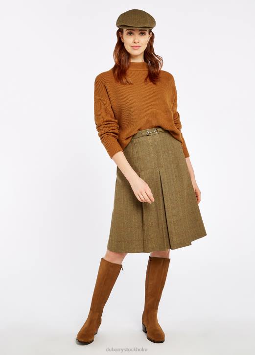 tweed kjol i gran 4VXX552 Kläder alm Dubarry kvinnor