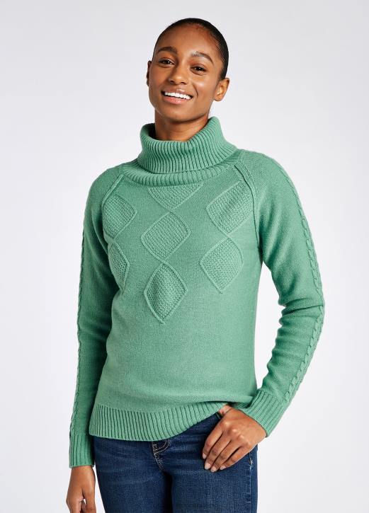 belleek chunky tröja med rullhals 4VXX704 Kläder krabba äpple Dubarry kvinnor