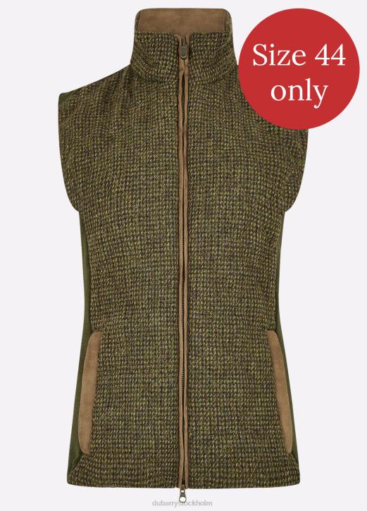 enbärs tweed gilet 4VXX554 Kläder hed Dubarry kvinnor