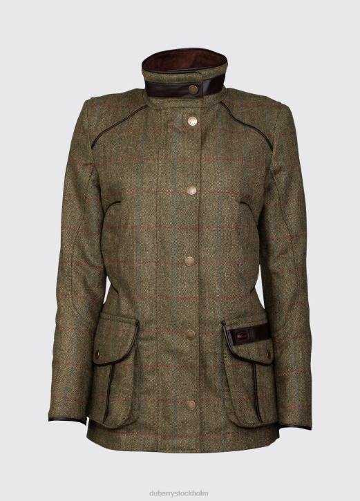 marlfield jacka i tweed 4VXX683 Kläder mossa Dubarry kvinnor