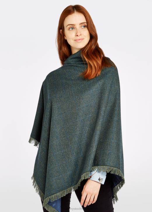 poncho i tweed av hasselträ 4VXX272 Kläder dimma Dubarry kvinnor