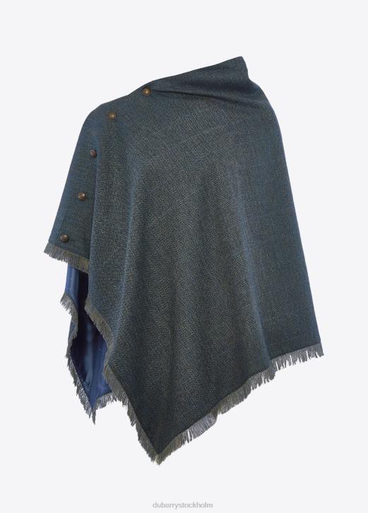 poncho i tweed av hasselträ 4VXX272 Kläder dimma Dubarry kvinnor