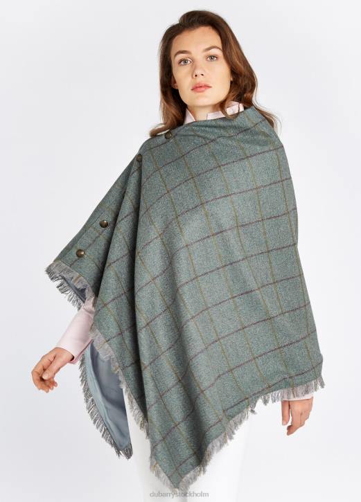 poncho i tweed av hasselträ 4VXX283 Kläder ängssyra Dubarry kvinnor