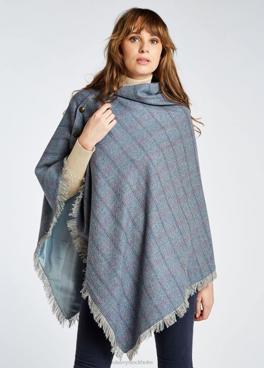 poncho i tweed av hasselträ 4VXX284 Kläder demin dis Dubarry kvinnor