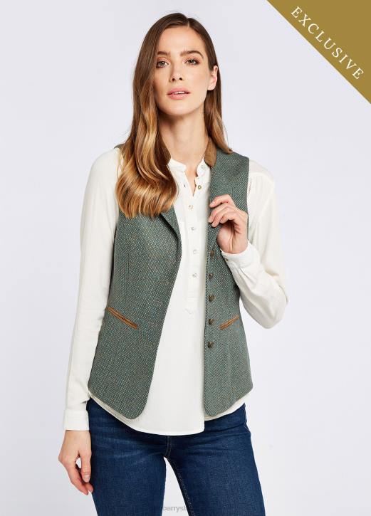 spindelväst i tweed 4VXX536 Kläder rönn Dubarry kvinnor