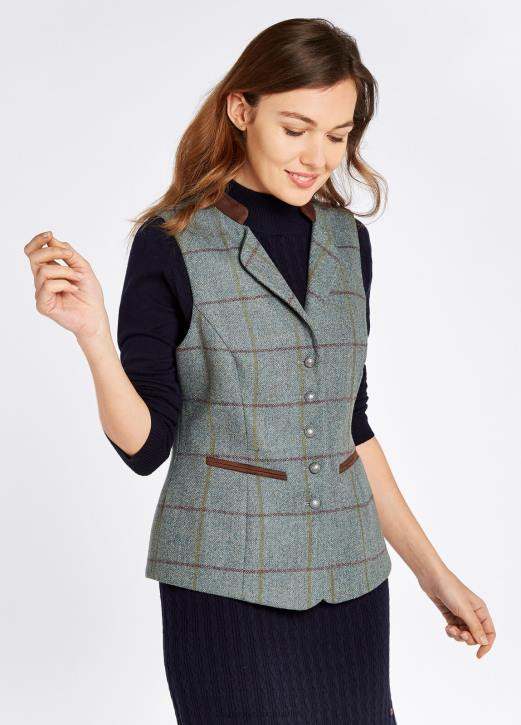 spindelväst i tweed 4VXX564 Kläder ängssyra Dubarry kvinnor