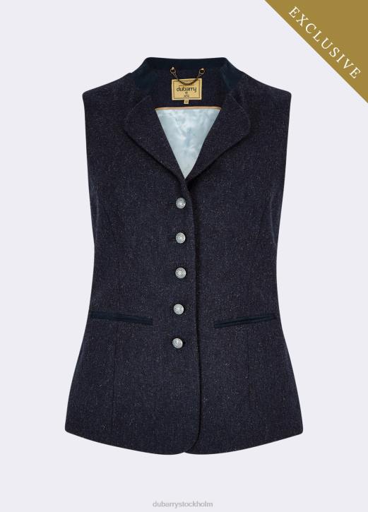 spindelväst i tweed 4VXX690 Kläder Marin Dubarry kvinnor