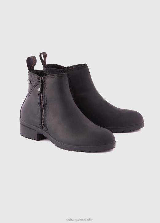carlow läder stövel 4VXX524 Skodon svart Dubarry kvinnor