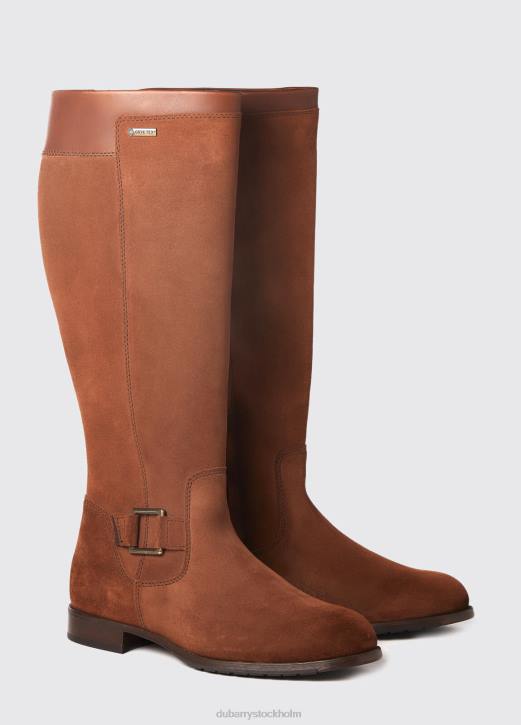 känga i limerick lädersula 4VXX656 Skodon rödbrun Dubarry kvinnor