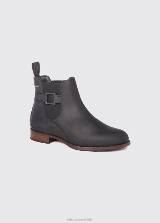 stövel i monaghan lädersula 4VXX745 Skodon svart Dubarry kvinnor
