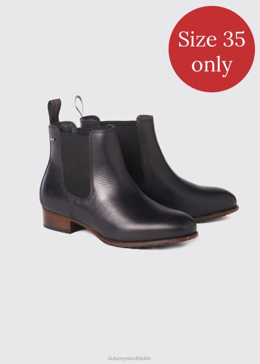 stövel med sula i korkläder 4VXX748 Skodon svart Dubarry kvinnor