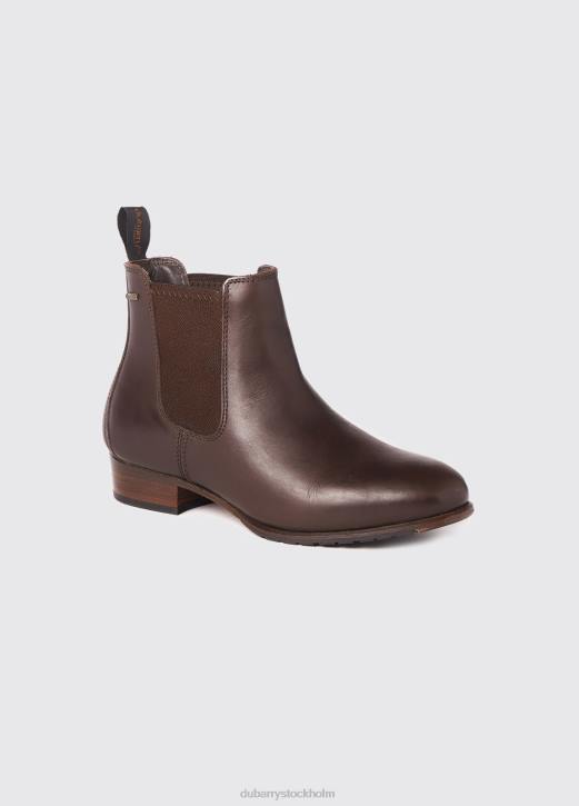 stövel med sula i korkläder 4VXX749 Skodon mahogny Dubarry kvinnor