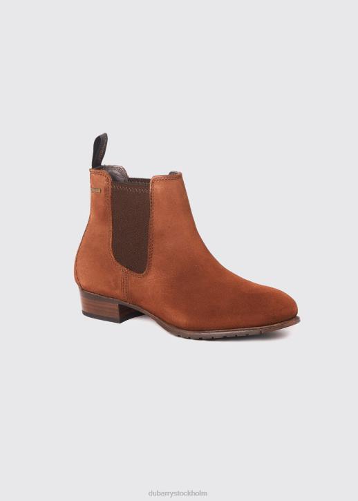 stövel med sula i korkläder 4VXX750 Skodon rödbrun Dubarry kvinnor