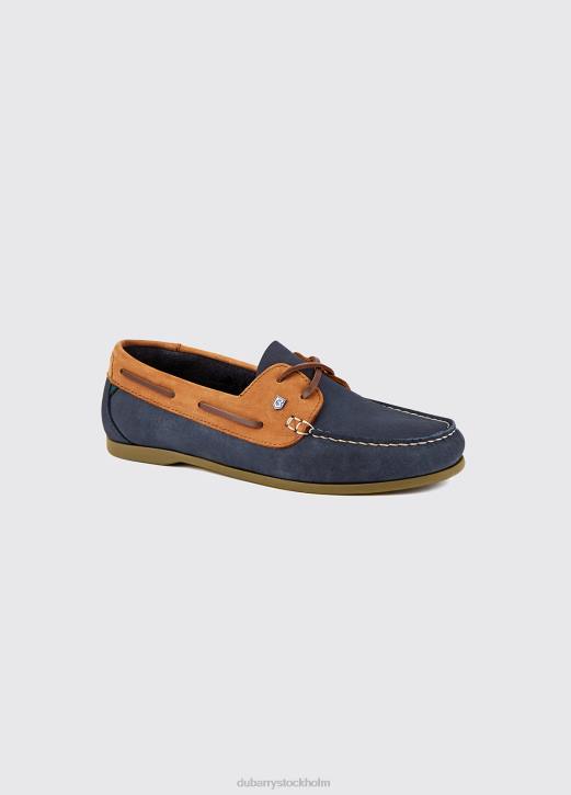 aruba däckssko 4VXX76 Skodon denim/tan Dubarry kvinnor