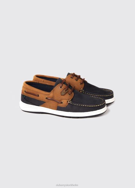 auckland loafer 4VXX109 Skodon denim/tan Dubarry kvinnor