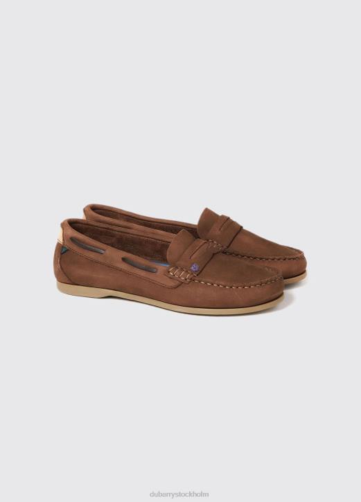 belize däck sko 4VXX21 Skodon Kafé Dubarry kvinnor