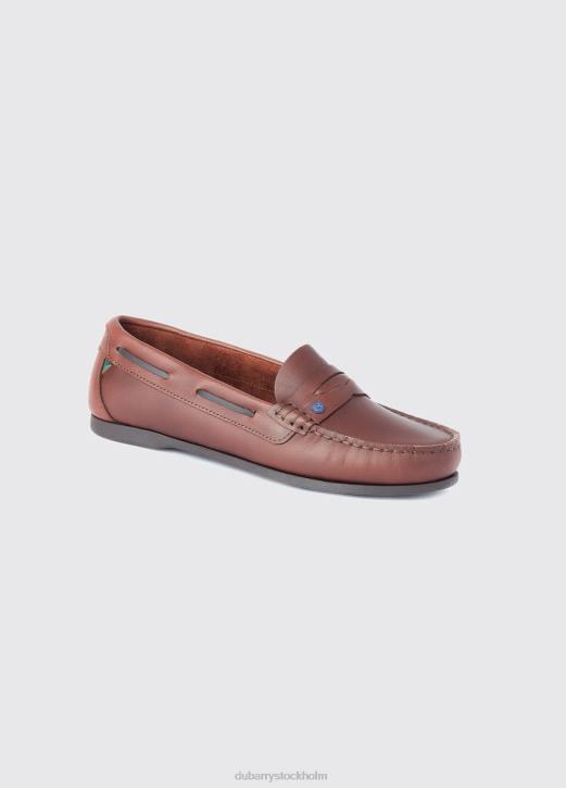 belize däck sko 4VXX54 Skodon mahogny Dubarry kvinnor