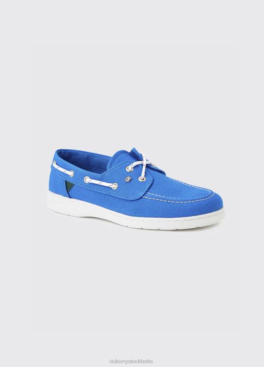 biarritz canvas däcksko 4VXX114 Skodon blå dimma Dubarry kvinnor