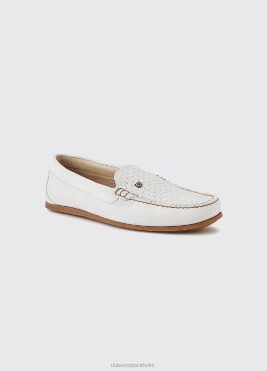 cannes loafer 4VXX81 Skodon segla vitt Dubarry kvinnor