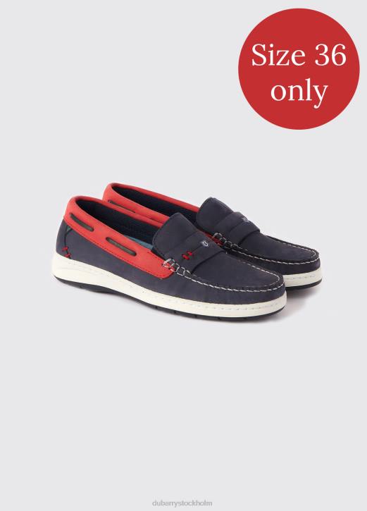 havana däck skor 4VXX762 Skodon denim/röd Dubarry kvinnor