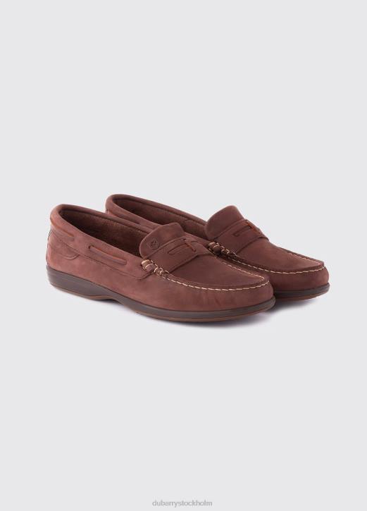 sardinien x lt mockasin 4VXX97 Skodon Kafé Dubarry kvinnor