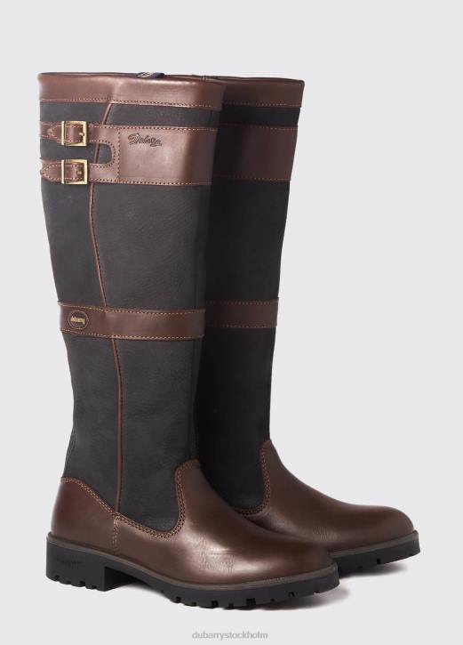longford countrystövel 4VXX64 Skodon svart brun Dubarry kvinnor