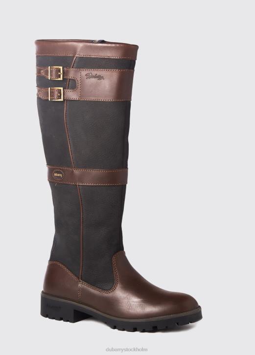 longford countrystövel 4VXX64 Skodon svart brun Dubarry kvinnor
