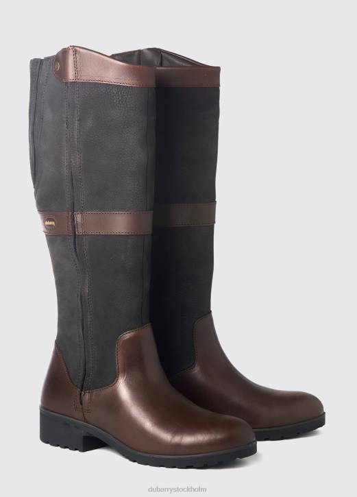 sligo countrystövel 4VXX33 Skodon svart brun Dubarry kvinnor