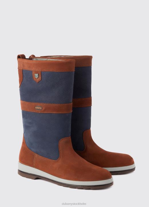 ultima extrafit segelstövel 4VXX55 Skodon marin/brun Dubarry kvinnor