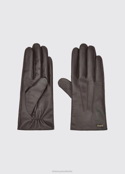sheehan läderhandskar 4VXX402 Tillbehör mahogny Dubarry kvinnor