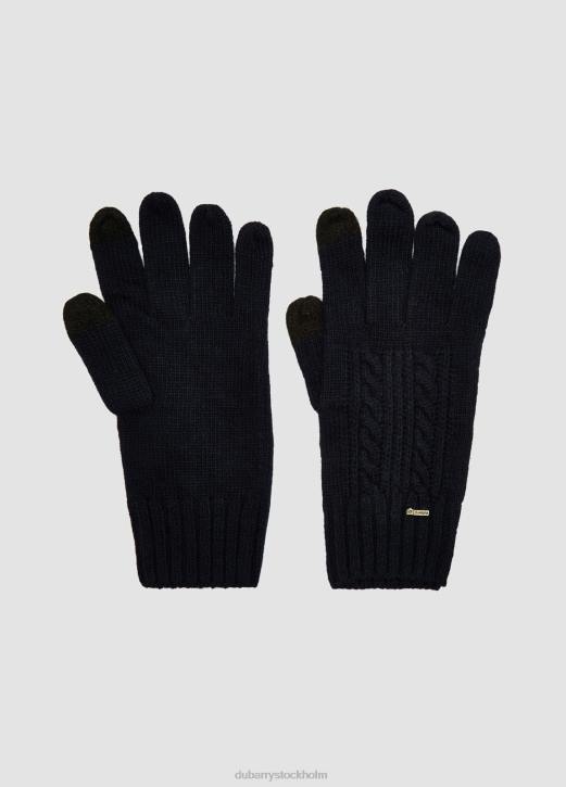 tory stickade handskar 4VXX739 Tillbehör Marin Dubarry kvinnor