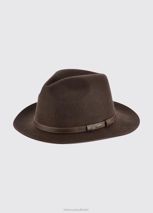 frontier fedorahatt 4VXX391 Tillbehör brun Dubarry kvinnor