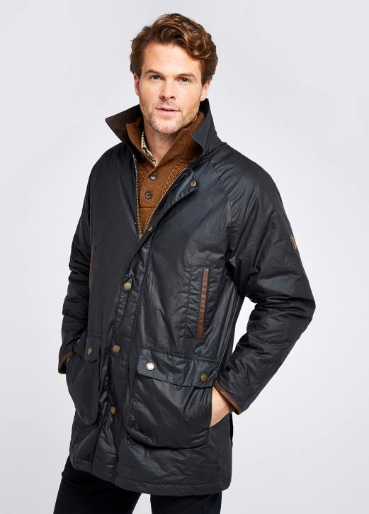 brunswick vaxjacka 4VXX1103 Kläder midnatt Dubarry män