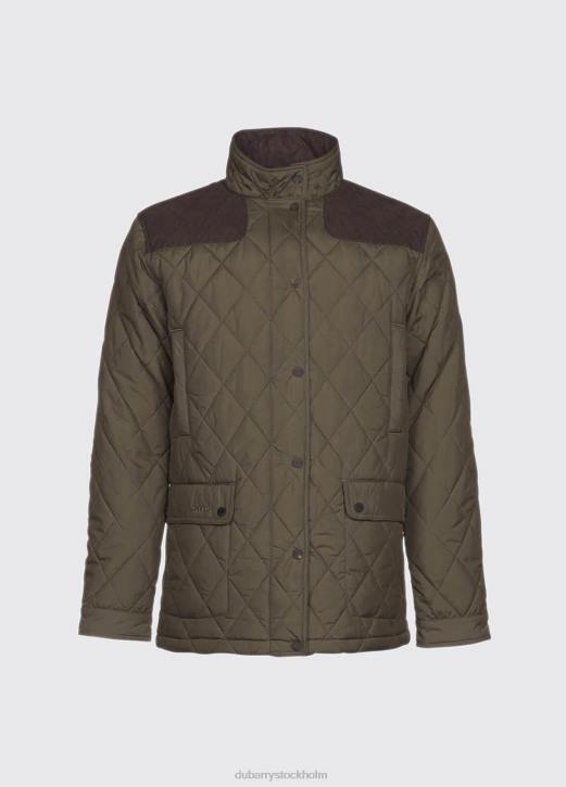 castlemartyr quiltad jacka 4VXX1132 Kläder oliv Dubarry män