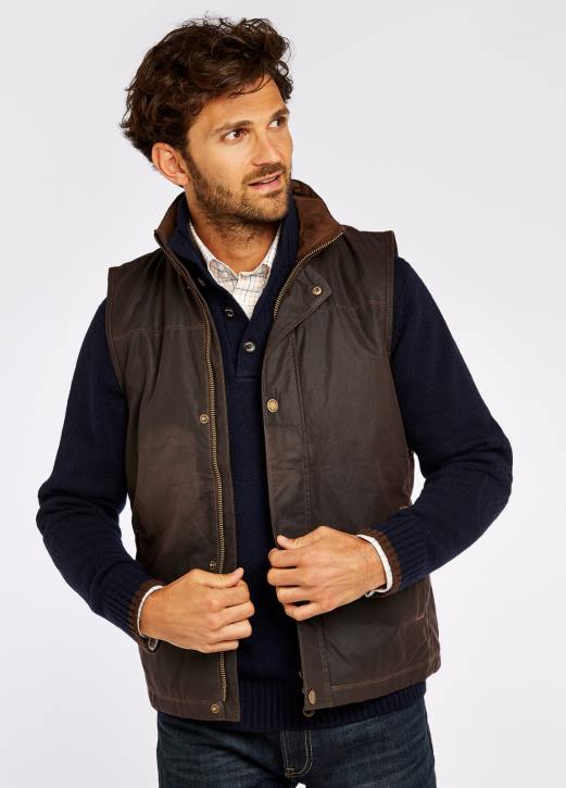 majfluga vax gilet 4VXX983 Kläder java Dubarry män