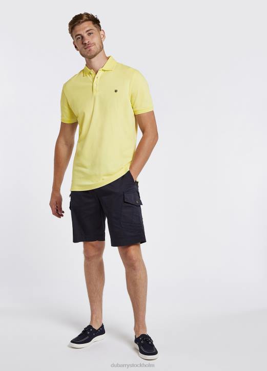 quinlan 4-vägs stretch pikétröja 4VXX936 Kläder citrus- Dubarry män