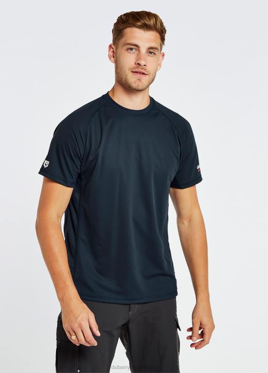 tangier kortärmad t-shirt 4VXX934 Kläder Marin Dubarry män