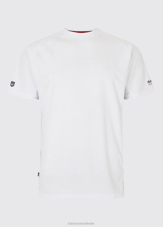 tangier kortärmad t-shirt 4VXX959 Kläder vit Dubarry män